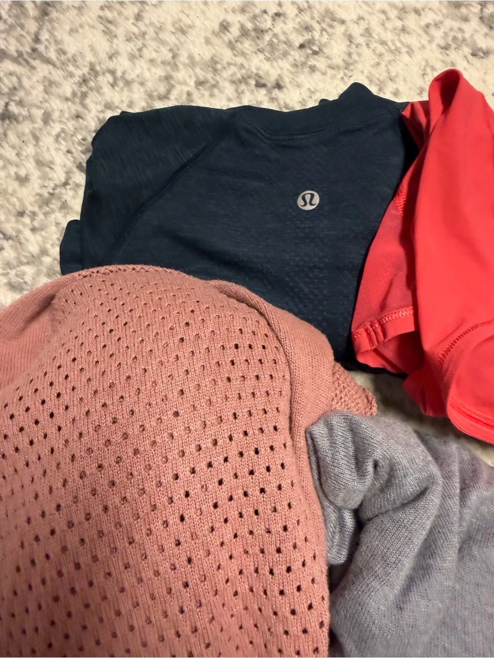 Lululemon Mixed Clothing Lot 11 Pieces Multiple Sizes Flawed Stains Pilling